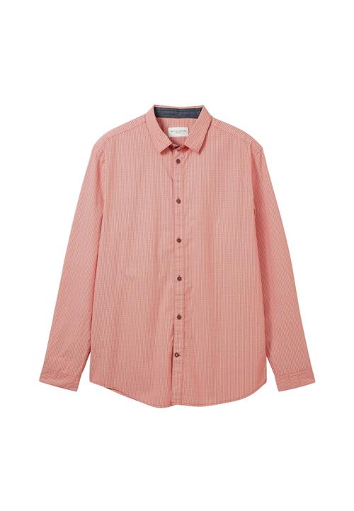 TOM TAILOR Skjorte  creme / pastelrød