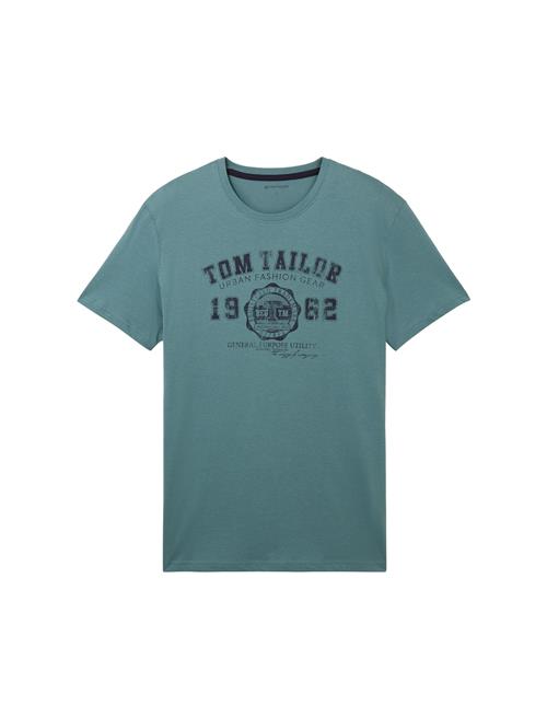 TOM TAILOR Bluser & t-shirts  mørkegrøn / sort
