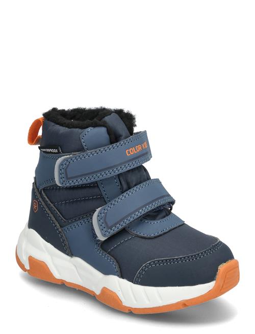 Color Kids | Boots W. Velcro, Wp | 23