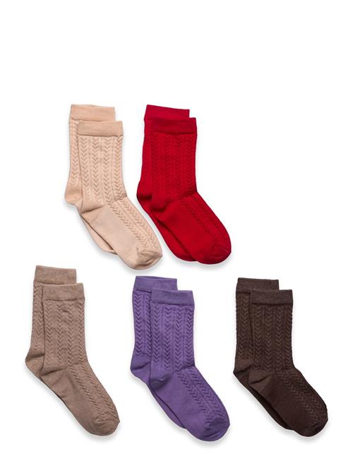 Minymo | Socks W. Knit (5-Pack) | 35\38