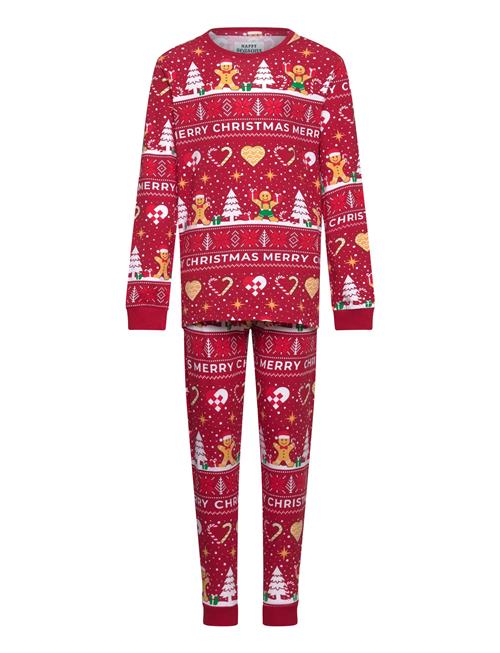 Happy Seasons | Christmas Cookie Pyjamas Red - Kids | 9-10ÅR