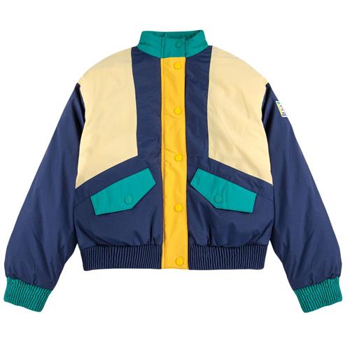 Bobo Choses Smiling Color Block Jakke Multicolor 4-5 Y  Marineblå  4-5 år  mand