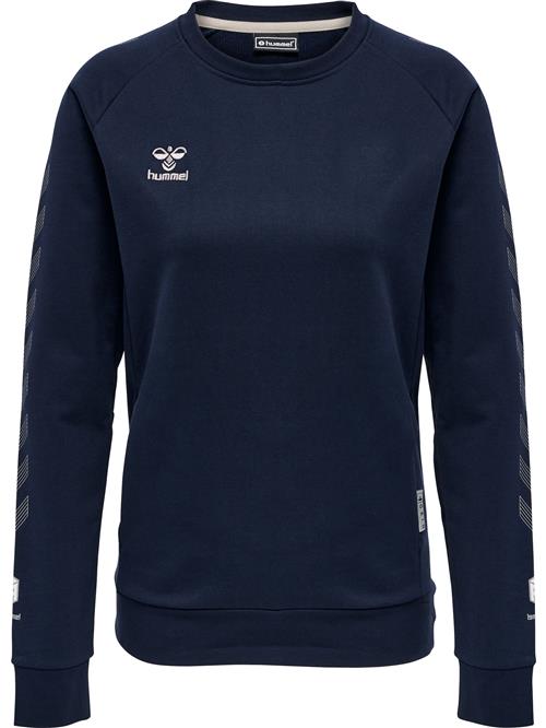 Hummel Sportsweatshirt 'Move'  mørkeblå / hvid