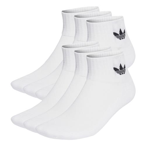 ADIDAS ORIGINALS Sokker 'Mid Ankle 6 Pairs'  sort / hvid