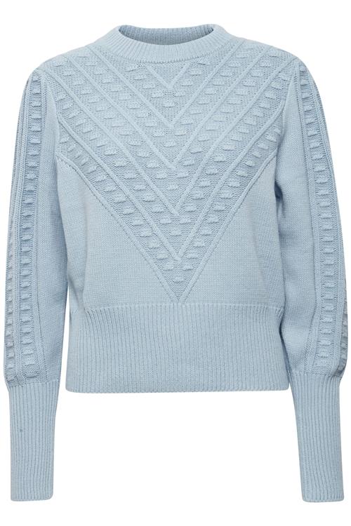PULZ Jeans Pullover  pastelblå
