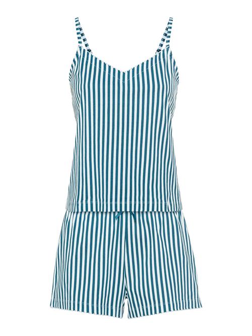 VIVANCE Pyjamas 'Dreams'  blå / hvid