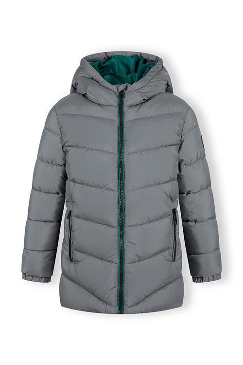 MINOTI Vinterjakke  mørkegrå / smaragd / sort