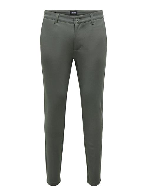 Only & Sons Lærredsbukser 'Mark'  mudderfarvet