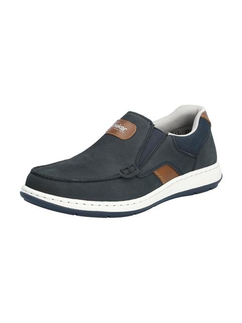 Rieker Slip On  marin / brun / hvid