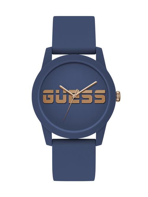 GUESS Analogt ur ' RALLY '  blå / brun