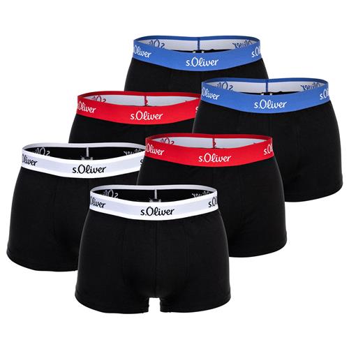 s.Oliver Boksershorts  blå / rød / sort / hvid