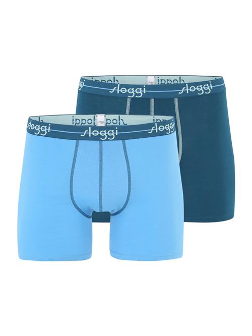 SLOGGI Boksershorts  lyseblå / petroleum / mint