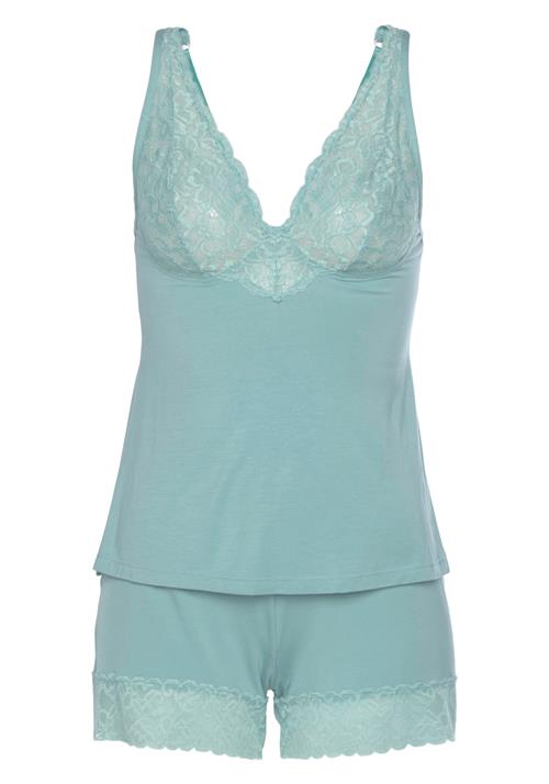 LASCANA Shorty 'Summer Lace'  grøn