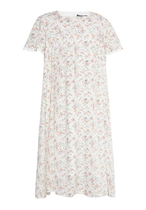 DreiMaster Vintage Kjole  blå / grøn / pastelpink / hvid