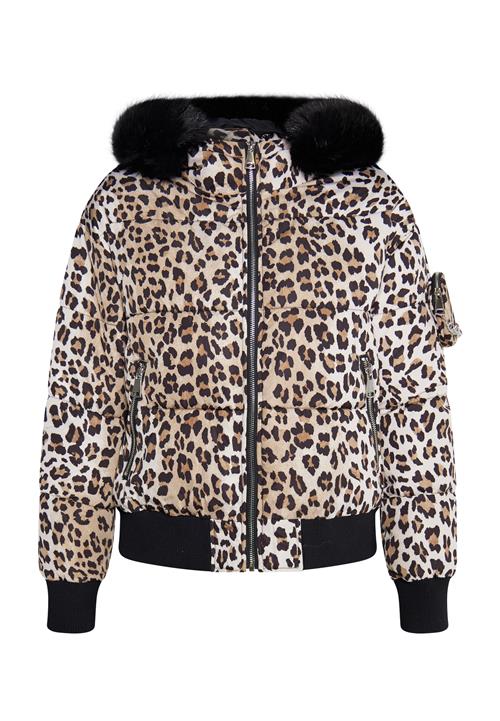 MYMO Vinterjakke  beige / brun / sort