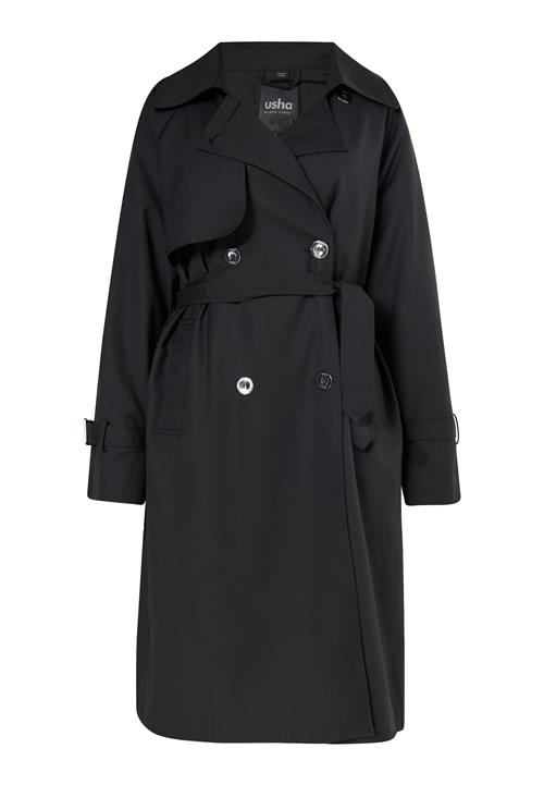 usha BLACK LABEL Overgangsfrakke  sort