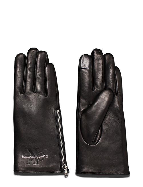 Calvin Klein | Sculpted Leather Gloves | ONE SIZE