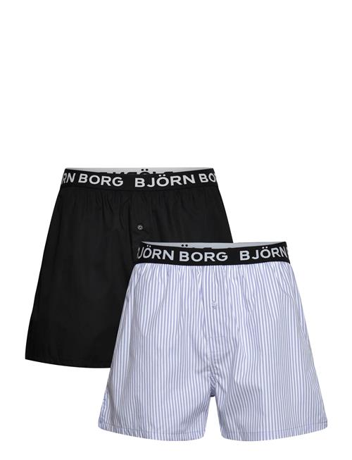 Björn Borg | Cotton Stretch Logo Woven Boxer Shorts 2P | S