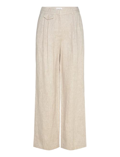 Malina | Yana Tailored Wide Linen Pants | 36