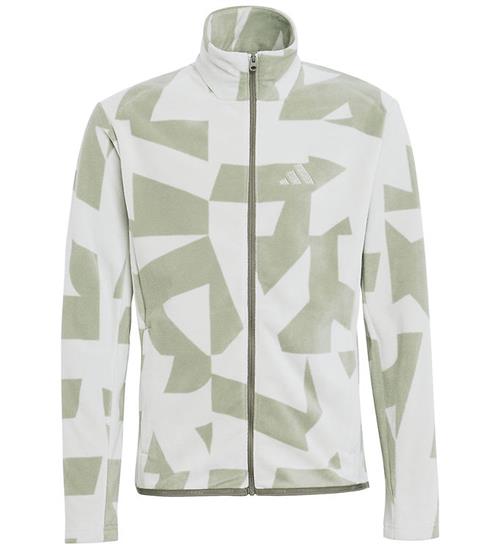 adidas Performance Fleece - K MT AOP FL JKT - HALGRN/TENGRN