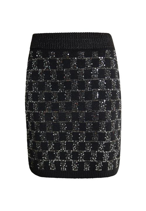 faina Nederdel  sølvgrå / sort