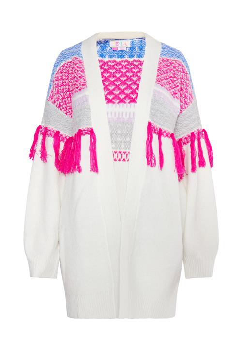 IZIA Cardigan 'Eyota'  blå / grå / pink / hvid