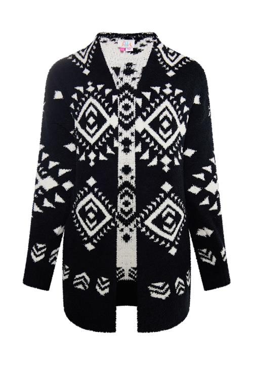 IZIA Cardigan 'Gaya'  sort / hvid