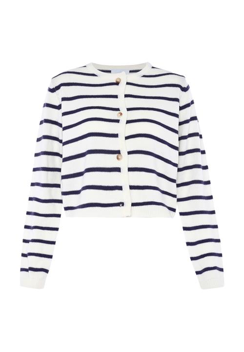 usha BLUE LABEL Cardigan  blå / uldhvid