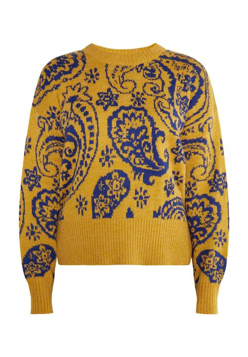 usha FESTIVAL Pullover 'Rakata'  blå / curry