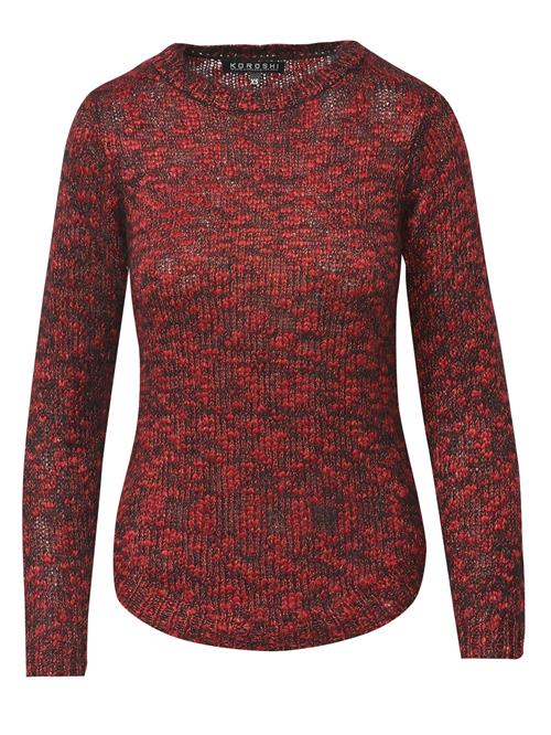KOROSHI Pullover  rødmeleret