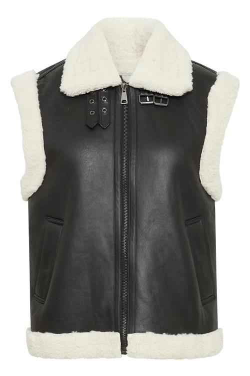 b.young Vest 'Asanne'  sort / hvid