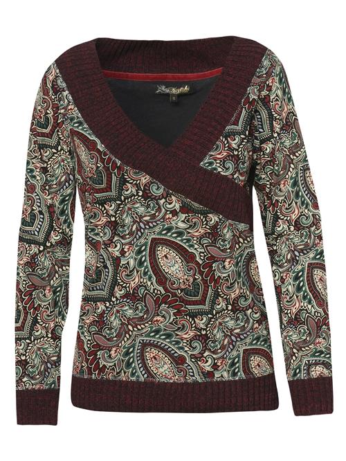 KOROSHI Shirts  grøn / rustrød / sort / hvid