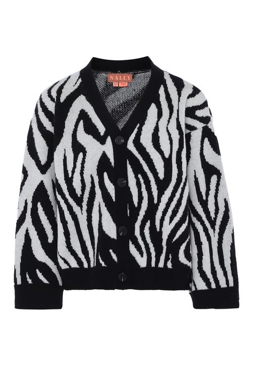 NALLY Cardigan  sort / hvid
