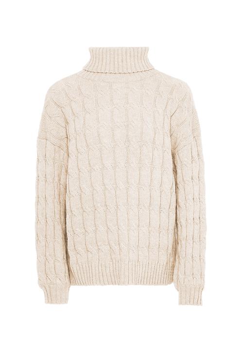 aleva Pullover  uldhvid