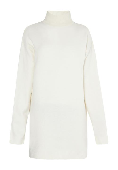 MYMO Strikkjole  hvid