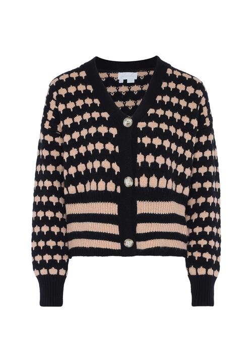BLONDA Cardigan  sand / sort