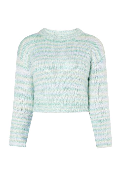MYMO Pullover  pastelgul / mint / hvid
