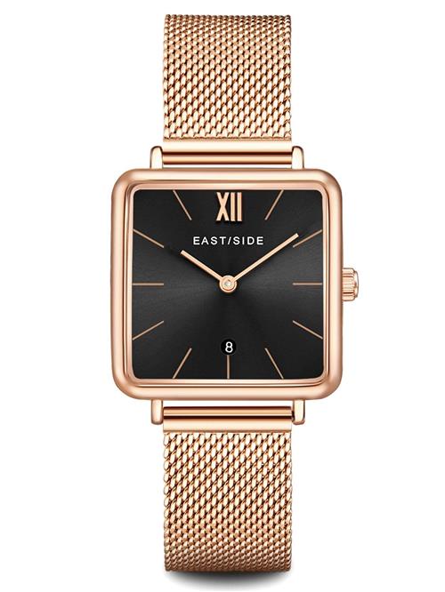Eastside Analogt ur  rosa guld / sort