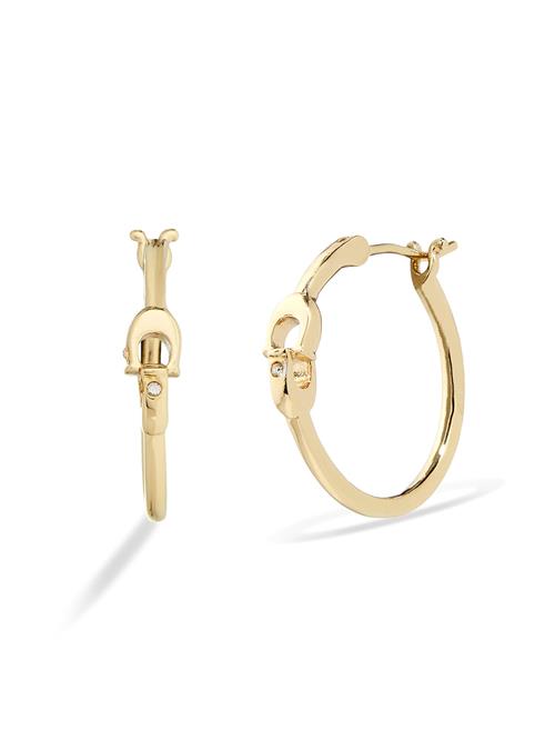 COACH Øreringe  guld / transparent