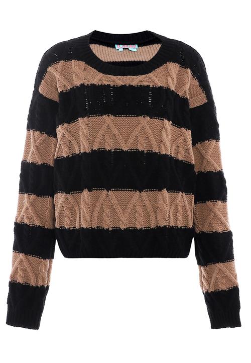 Libbi Pullover  brun / sort