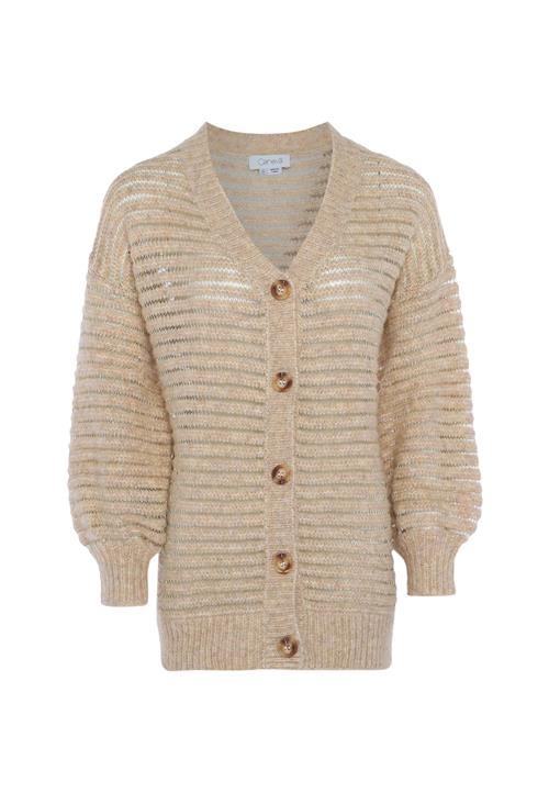 caneva Cardigan  beige / transparent
