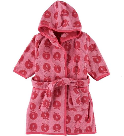 Småfolk Badekåbe - Sea Pink m. Æbler