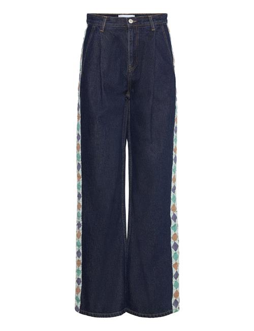 Bobo Choses | Embroidered Denim Pleated Jeans | L