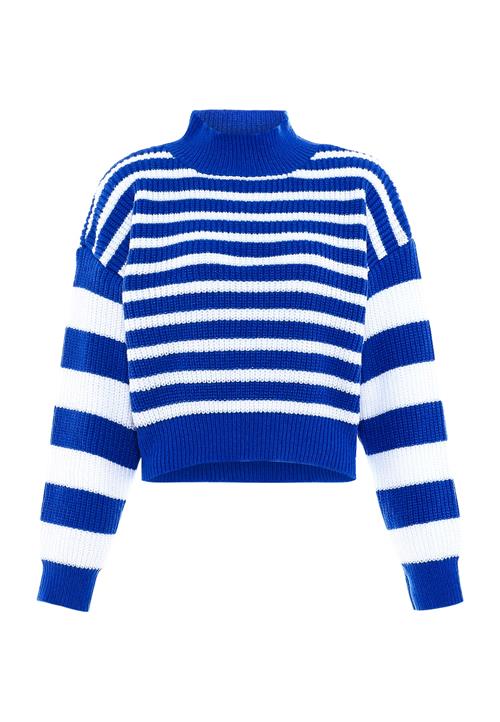 Libbi Pullover  blå / hvid