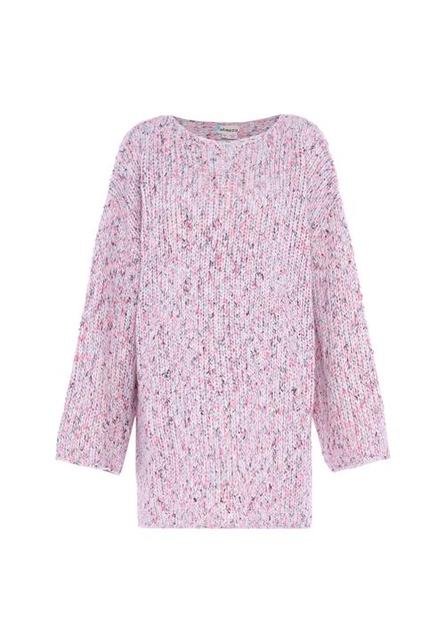 ebeeza Pullover  grå-meleret / pink-meleret