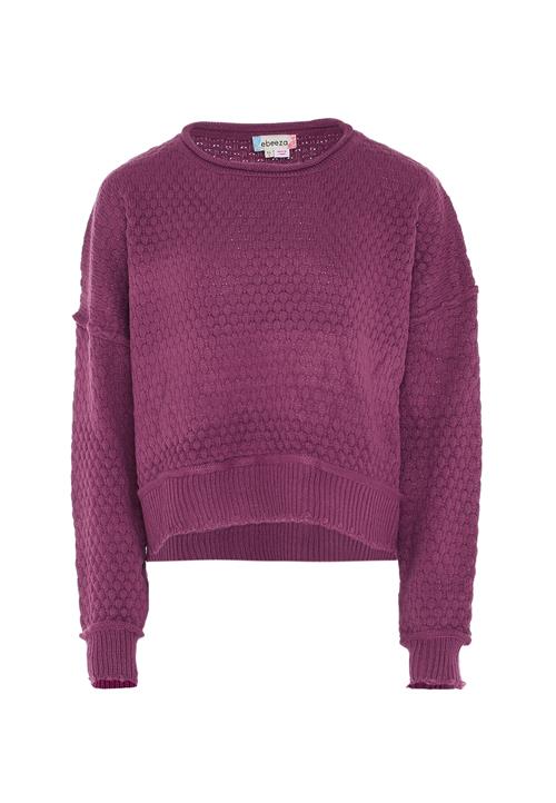 ebeeza Pullover  mørkelilla