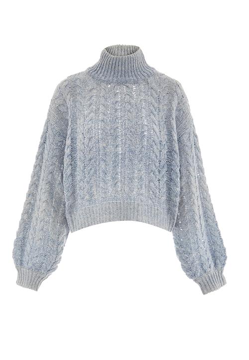 Sookie Pullover  blå-meleret