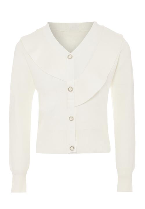 Se NAEMI Cardigan  hvid ved About You