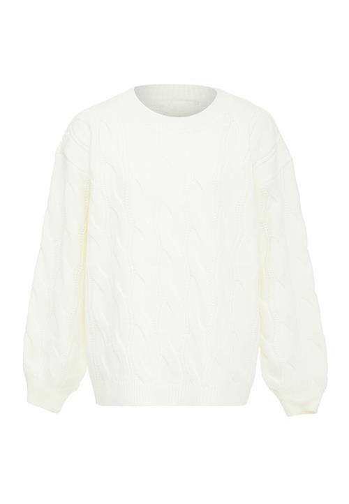 aleva Pullover  uldhvid