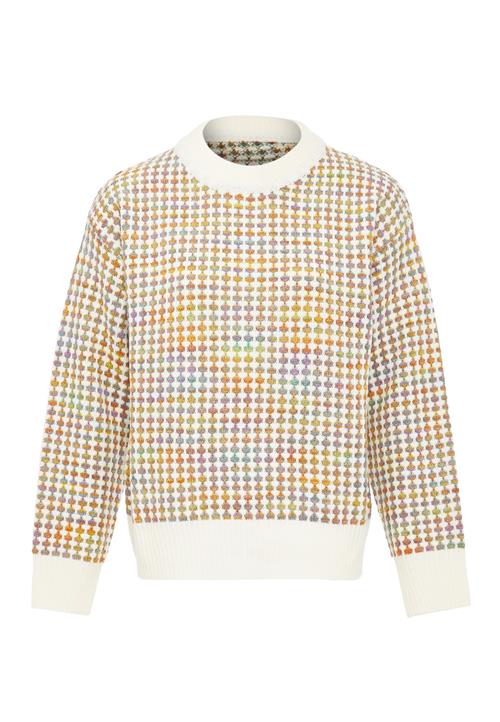 FENIA Pullover  gul / lilla / mørkeorange / uldhvid